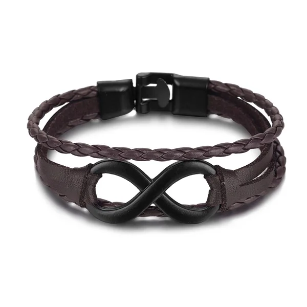 Vienkim кожаные браслеты для женщин новые несколько слоев Шарм широкий браслет обруча& Браслеты модные ювелирные изделия дружбы - Окраска металла: VI03000071