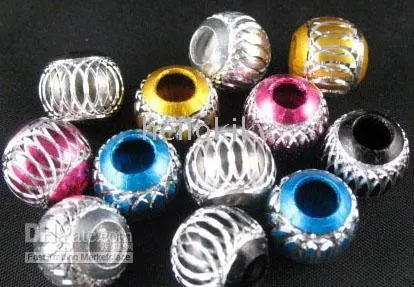 200 шт Разноцветные резные фонари алюминиевые бусины 13 мм M693|beaded glasses|bead linebeaded lace