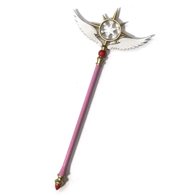 Карточка Captor Sakura Captor Magic Sakura Wand Star волшебный, резиновый булава 2 цвета Star Staff булава 17 см