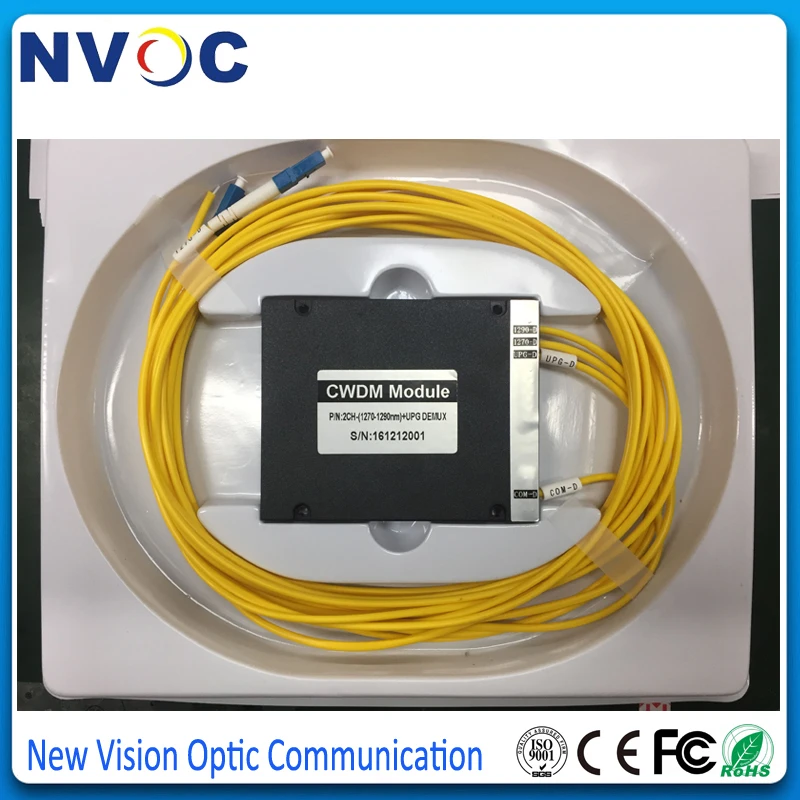 2ch Fiber Optic Cwdm Mux Demux Module 1270nm 1290nm Sm Sx 2 0mm 1m Lc Upc Cwdm Abs Box Module Without Updated Port Communications Parts Aliexpress