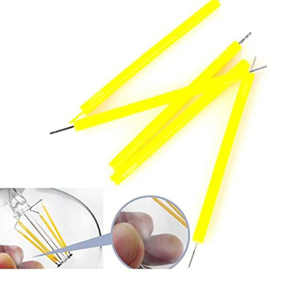 5 шт./компл. 1 Вт COB LED лампа накаливания свеча источник света яркое освещение DIY