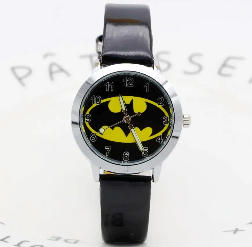 Batman Children Fashion Watches Quartz Wristwatche