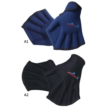 

Swimming Gloves Swimming Hand Paddles Training Swimming Gloves Imitation Duck Feet Diving Gloves Fingerless Webbed Dropship