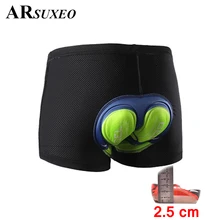 ARSUXEO, нижнее белье для велоспорта, MTB, шорты для горного велосипеда, 5D гелевые мягкие шорты для горного велосипеда, велосипедные шорты для езды на велосипеде, для мужчин и женщин