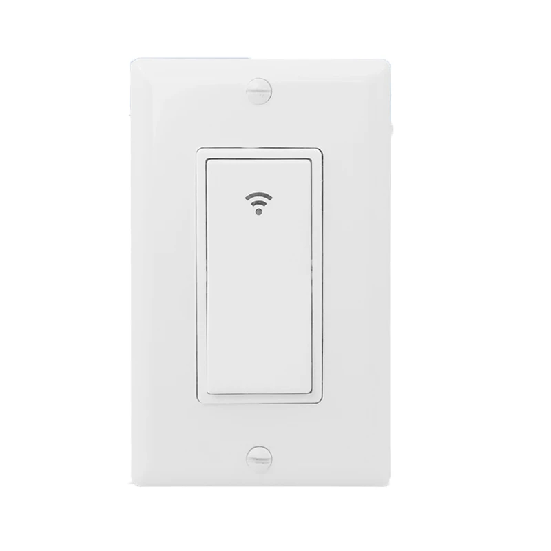 For Fan Light Smart Switch Light WiFi Wireless Remote Control In-Wall Switch Compatible with Alexa Google Home Assistant - Комплект: US Type