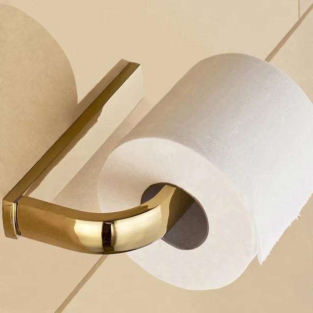 Retail Promotion Luxury Toilet Paper Holder Gold Plating Towel Retail Promotion Luxury Toilet Paper Holder Gold Plating Towel Wall Roll Tissue