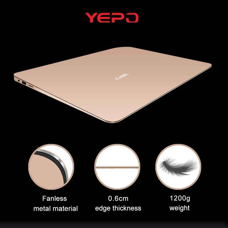 YEPO Metal Body 13.3 inch Laptop With 6G RAM 64/128/256/512G/1TB SSD intel j3455 notebook computer gaming laptops ultrabook IPS YEPO Metal Body 13.3 inch Laptop With 6G RAM 64/128/256/512G/1TB SSD intel j3455 notebook computer gaming laptops ultrabook IPS