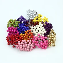 20 шт., рождественские украшения для дома, свадьбы, свадебные аксессуары, клиренс, пенный помпон, сделай сам, Подарочная коробка, искусственная вишня, фрукты