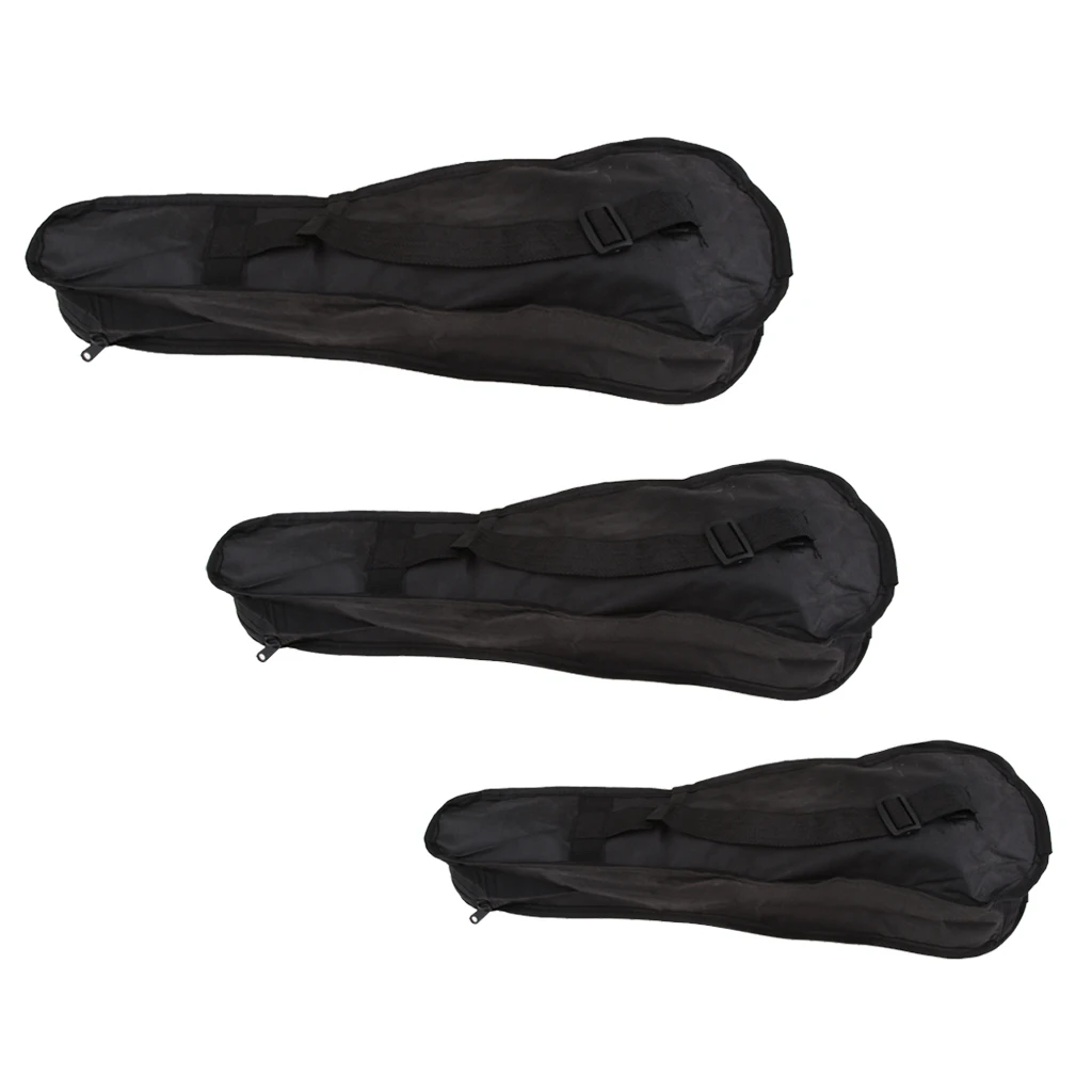 Tooyful 21/23/26 Inch Ukulele Guitar Waterproof Case Cotton Padded Large Capacity Carrying Bag