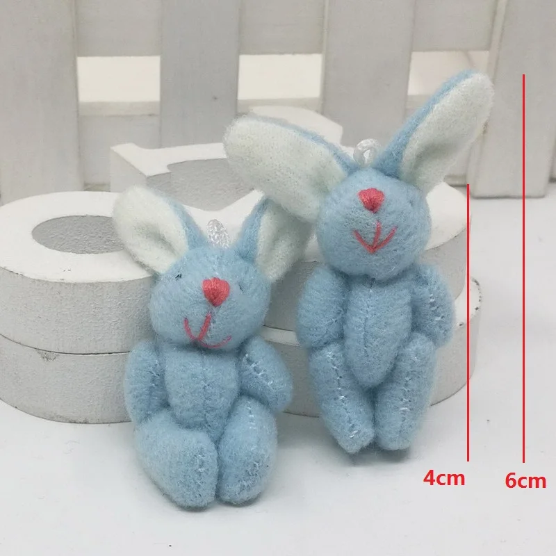 4cm bunny rabbit blue 5