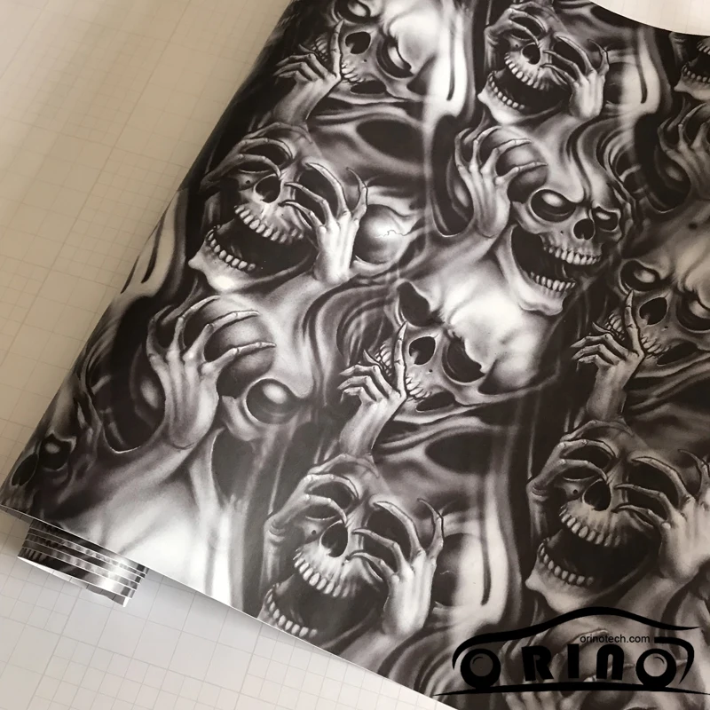 Sticker Bomb Vinyl Film Skull Sticker-1