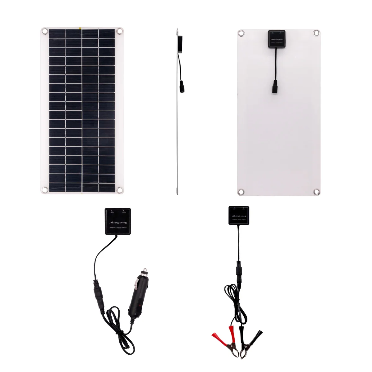 Portable 25W Solar Panel Dual USB 18V with Controller Car Charger USB Power Solar 10A Battery Charger Solar Cell RV Yacht Camp