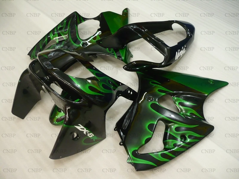 Обтекатель из АБС пластика для Kawasaki Zx6r 1998 1999 обтекатель Φ 636 жемчужно зеленый