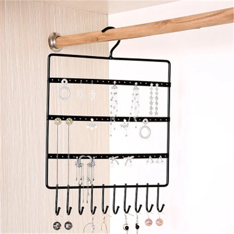 

Iron Earring Holder Or stands hanging Earrings Storage Rack Bracket Multifunctional Iron Frame Series Earrings Display Stand