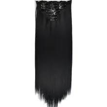 TOPREETY термостойкие B5 химическое волокно прически Silky Straight 7 шт./компл. клип в наращивание волос 7006