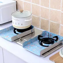 2 шт. алюминиевые фольги газовые накладки для плиты антипригарные протекторы листы Высокая термостойкая анти-масляная Подушка фольга плита тривец