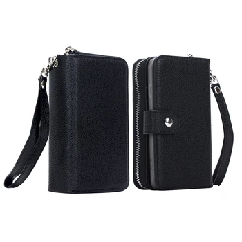 

Luxury Mutil Wallet Cards Hangdbag Leather Case For Samsung Galaxy S8 S9 S10 Plus S10e Note 5 8 9 Note 10 pro Magnet Cover