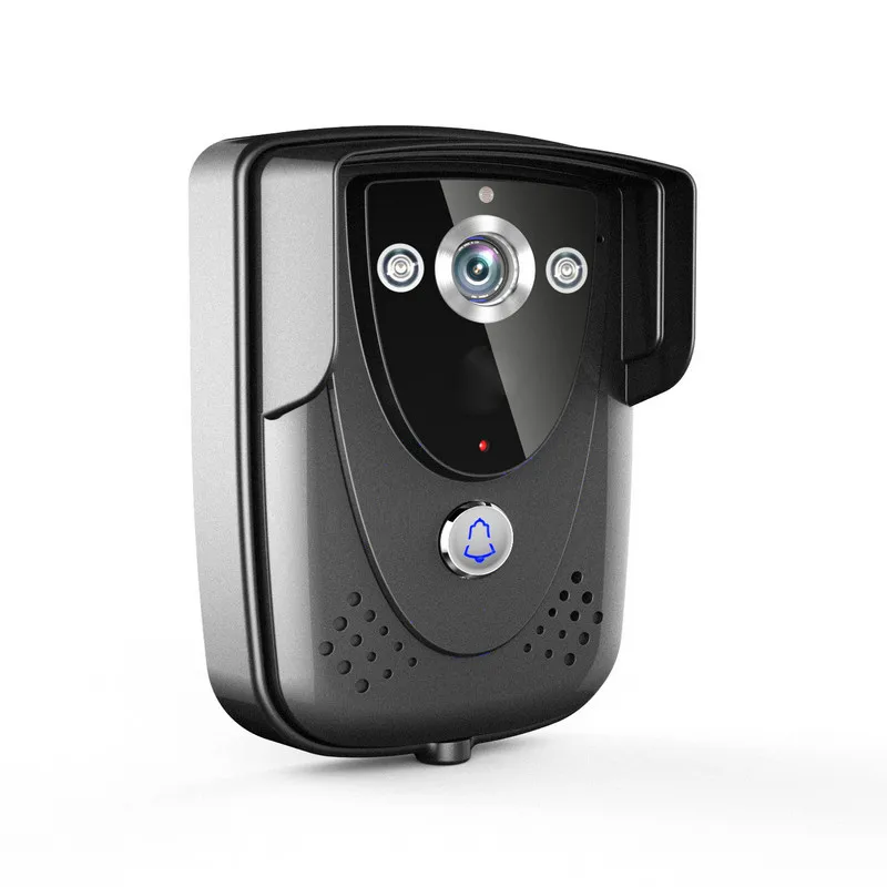 Домашний " цветной видеодомофон дверной домофон ИК камера ночного видения дверной звонок комплект+ электронный набор замков