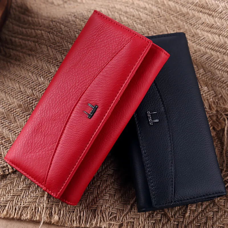 Fashion Brand Women Wallet Genuine Leather High Quality Coin Purse Female Cowhide Fashion Brand Women Wallet Genuine Leather High Quality Coin Purse Female Cowhide