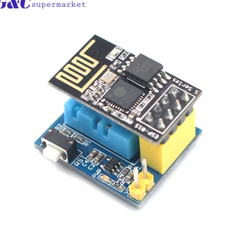 

ESP8266 ESP-01 ESP-01S DHT11 Temperature Humidity Sensor Module ESP8266 WIFI NodeMCU Smart Home IOT DIY Kit