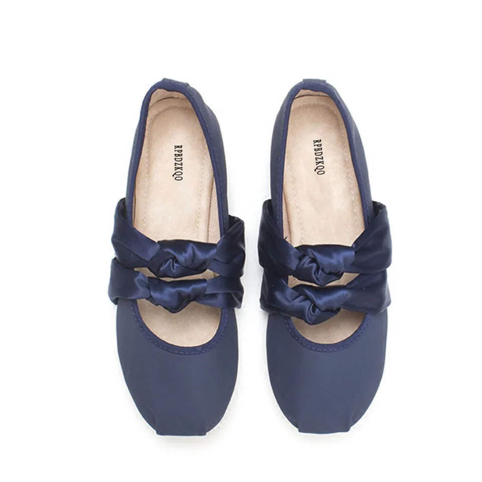navy blue flat shoes ladies