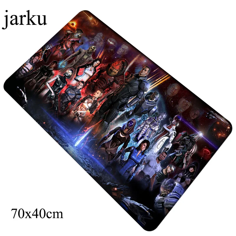 Коврик для мыши mass effect, геймер, xl, 700x400x2 мм, коврик для мыши notbook, игровой коврик для мыши, Рождественская подушечка, коврик для мыши, Настольный коврик для мыши