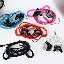 100 шт. 3,5 мм спортивные наушники гарнитура с микрофоном для iPhone samsung Xiaomi MP3, басы высокого качества, для бега