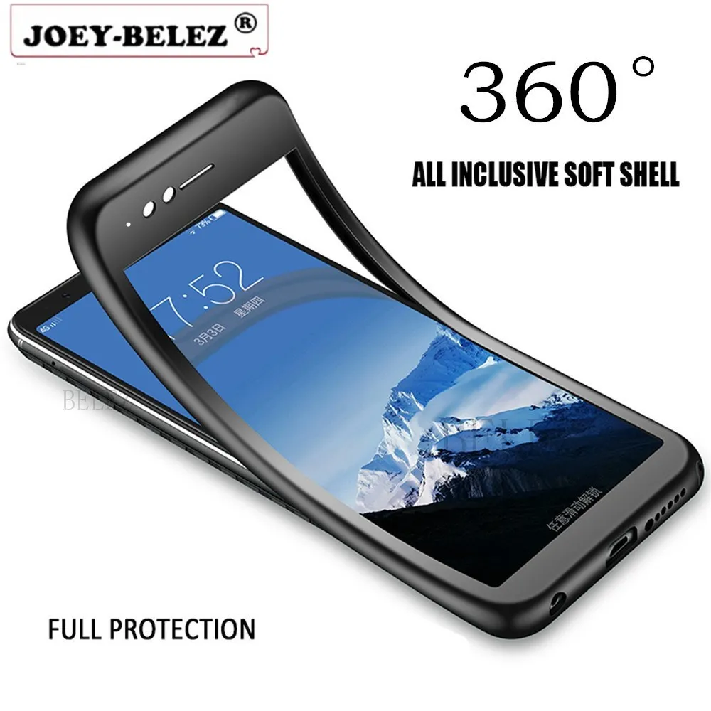 

360 Full Cover Phone Cases For Samsung Galaxy A8 A6 Plus J4 J6 J8 2018 S9 S8 Plus S7 edge J3 J5 J7 A3 A5 2017 2016 Note 9 8 Case