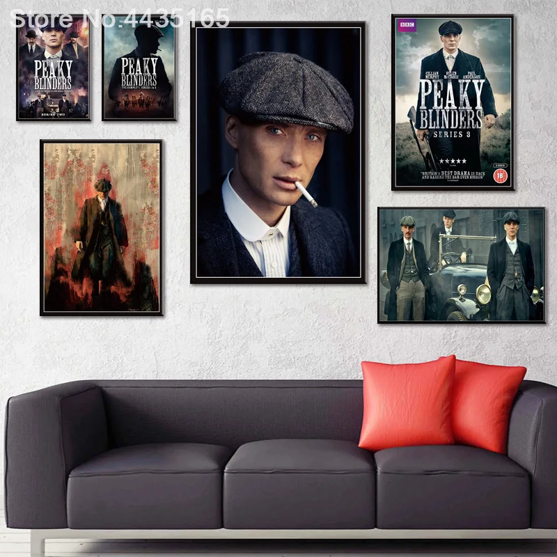 Постеры и принты Peaky Blinders фильм плакат стены искусства Настенный декор холст живопись для гостиной украшение дома