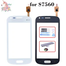 For Samsung Galaxy Trend S7560 S Duos S7562 GT-S7562 7562 7560 LCD Touch Screen Sensor Display Digitizer Glass Replacement lychee grain style protective abs back case for samsung galaxy trend duos s7562 s7560 white