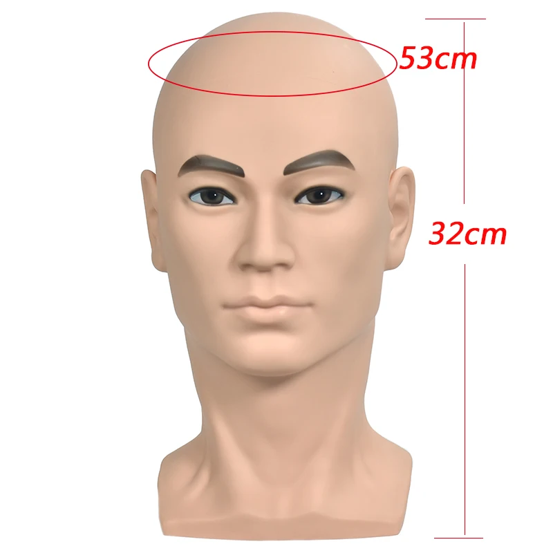 Горячая мужской манекен голова для парика шарф для гарнитуры очки шляпа дисплей манекен голова манекена