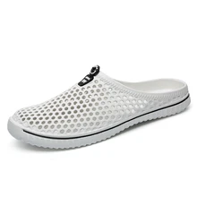 Летняя мужская обувь; открытые Вьетнамки; дышащие пляжные шлепанцы; мужские уличные сандалии; унисекс; повседневные шлепанцы на плоской подошве; chaussure homme