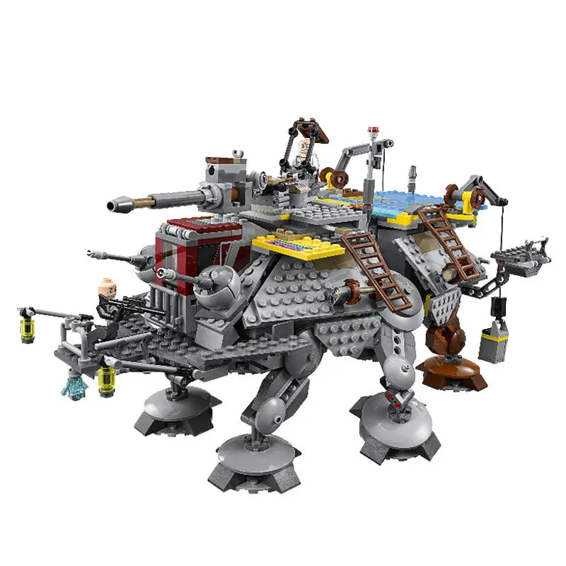 

LEPINE Star Space Wars Rex's AT-TE Model Building Kits City 3D Blocks Educational Toy Hobbies for Children
