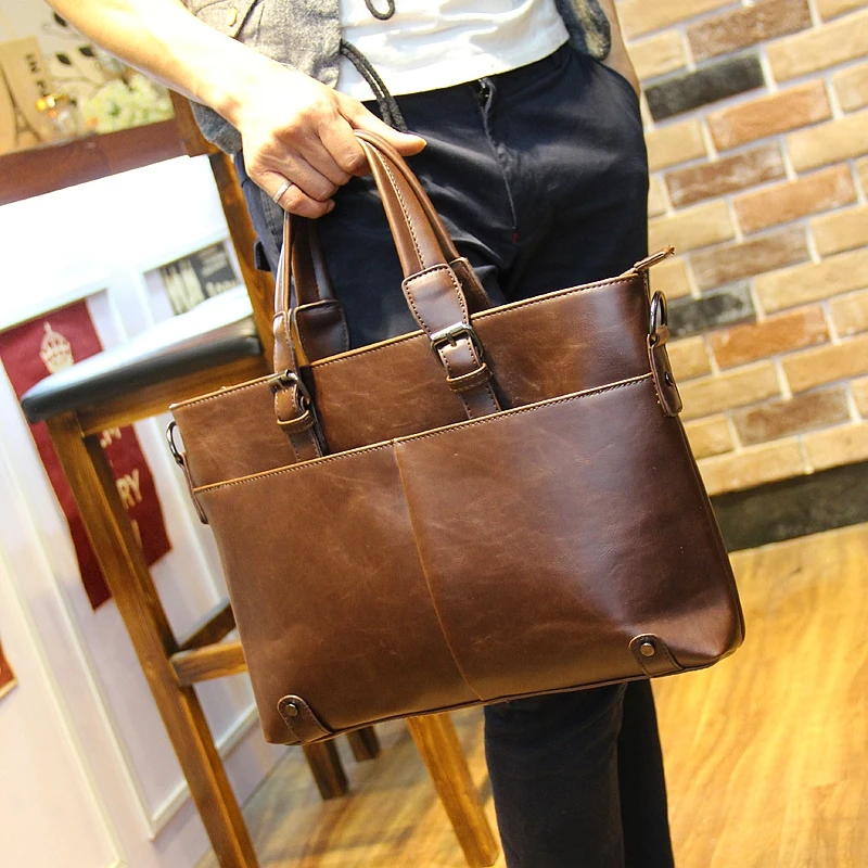 Us 42 58 Good Leather Men S Briefcase Computer Business Bag Laptoptas Vintage Notebook 13 3 14 Inch Free Shipping In Laptop Bags Us 42 58 Good Leather Men S Briefcase Computer Business Bag Laptoptas Vintage Notebook 13 3 14 Inch Free Shipping In Laptop Bags
