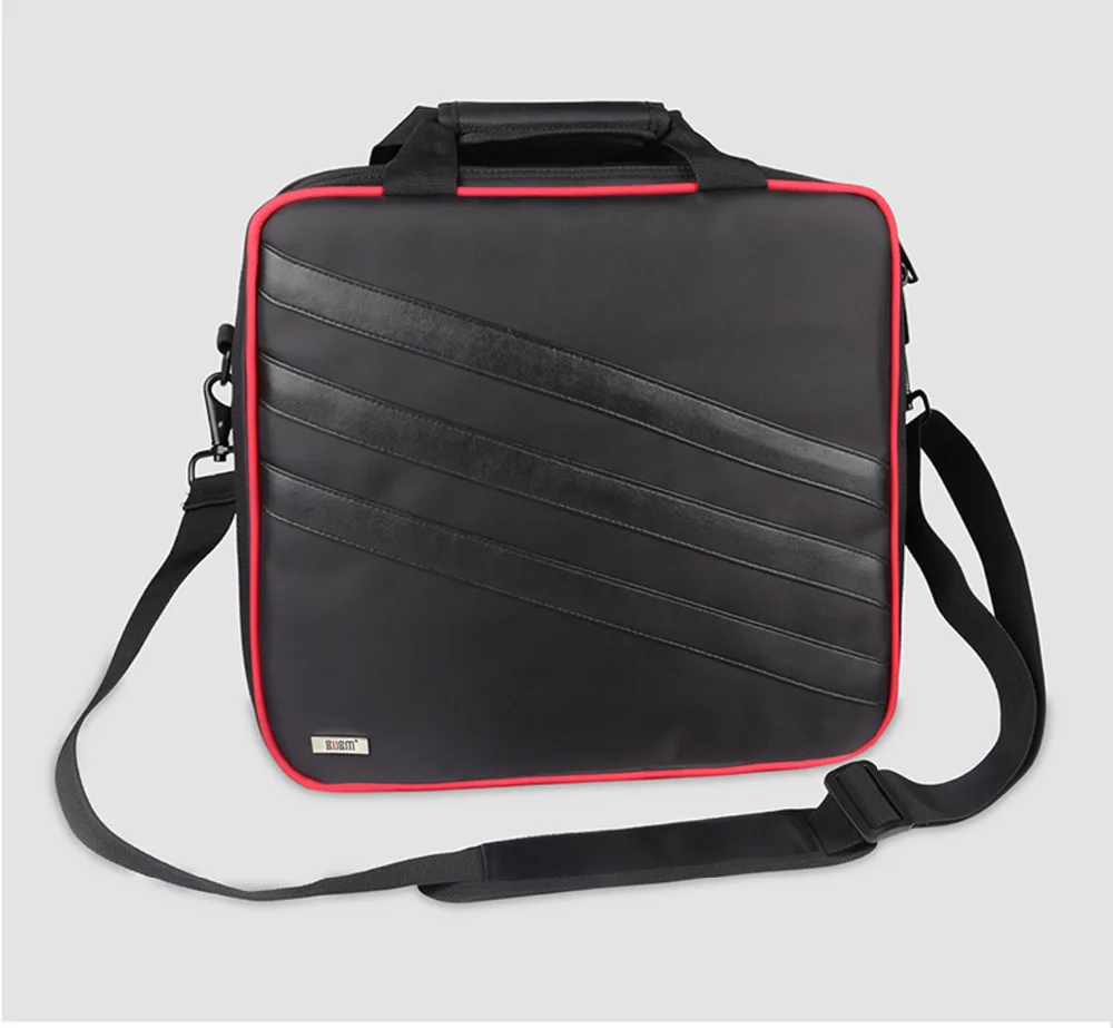 BUBM Большой Вместительный чехол для переноски, сумка-Органайзер для путешествий, защитный чехол для SONY PS4 PRO, аксессуары для игровой консоли, Сумка с плечом