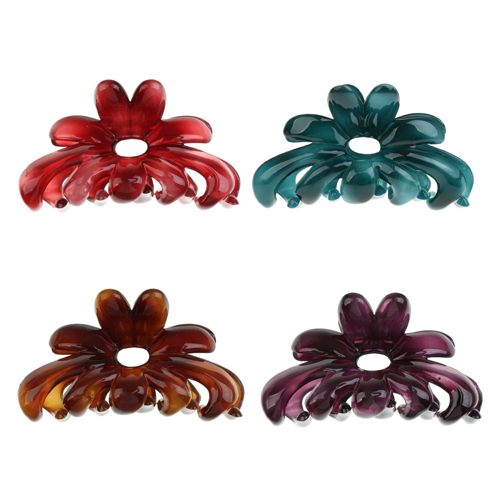 

1 Piece Acrylic Hair Claws Clips Clamps For Women Thick Hair Female Hair Accessories Girls Hairwear