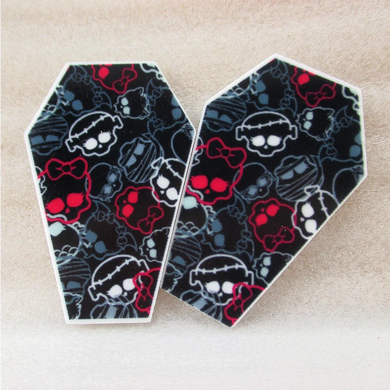 

10Y2015257 51*33mm cartoon resins high quality printed planar resin 10 pieces, DIY handmade materials, wedding gift wrap