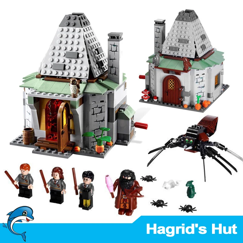 

Legoingly Newest Harri Potter Hagrid's Hut figure461pcs Compatible with Legoingly 4738 playmobil Building Blocks Bricks DIY Toys