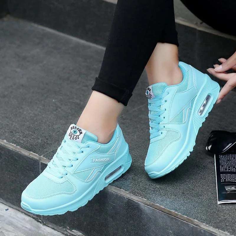 2018 moda coreana zapatos Tenis Casual caminar al aire libre mujeres pisos Rosa encaje arriba señoras zapatos|Zapatos de mujer| - AliExpress