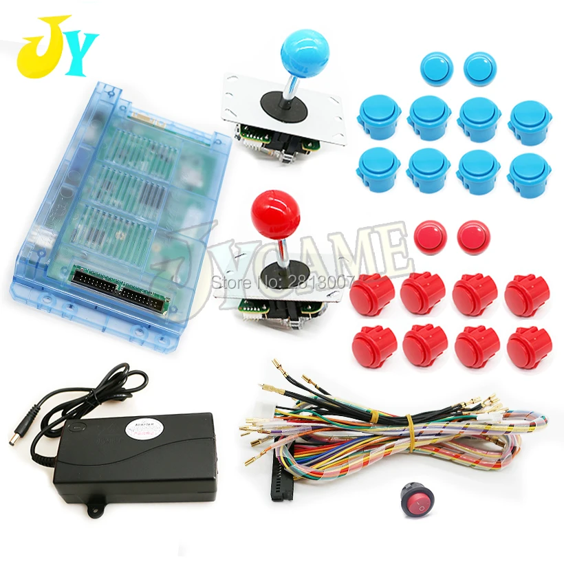 Аркадная консоль DIY Kit Box 6s 1388 в 1 игровая доска 5Pin джойстик кнопка для MAME аркадный