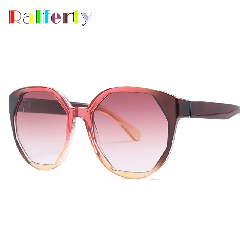 Ralferty, винтажные женские солнцезащитные очки, роскошный бренд,, негабаритные солнцезащитные очки, защита от уф400 лучей, для женщин, lunette soleil D2016