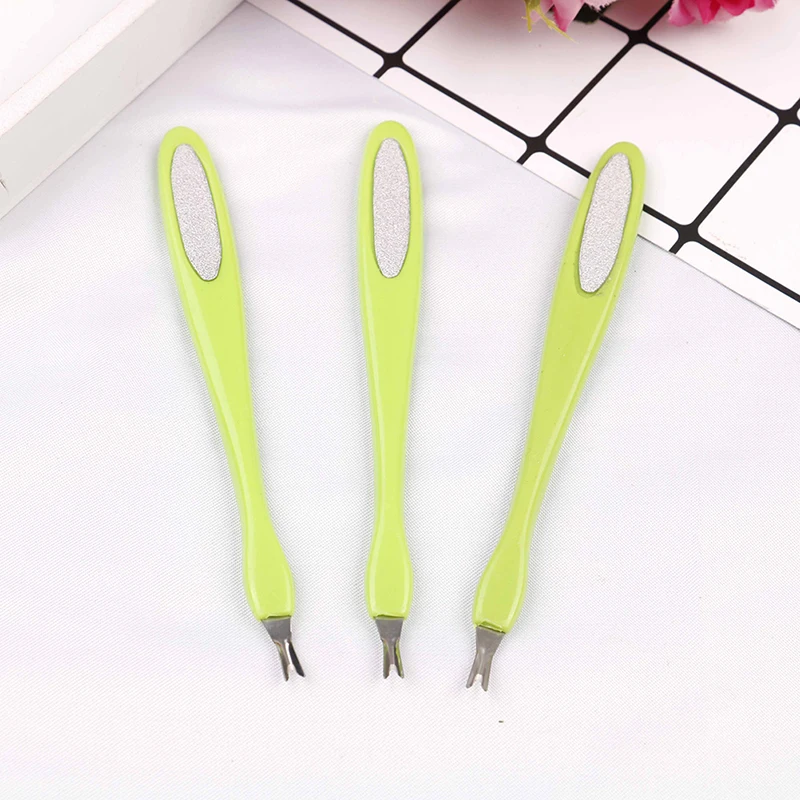 

3Pcs/Set Nail Art Accessory Nail Cuticle Pusher Dead Skin Removal Fork Trimmer Cuticle Remover Trimmer Manicure Pedicure Tools
