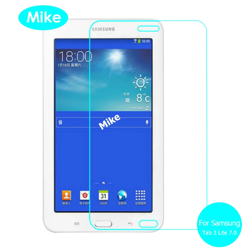 

For Samsung Galaxy Tab 3 Lite 7.0 Front Tempered Glass screen Protector 9h Safety Protective Glass On Tab3 Neo T110 T113 T 113