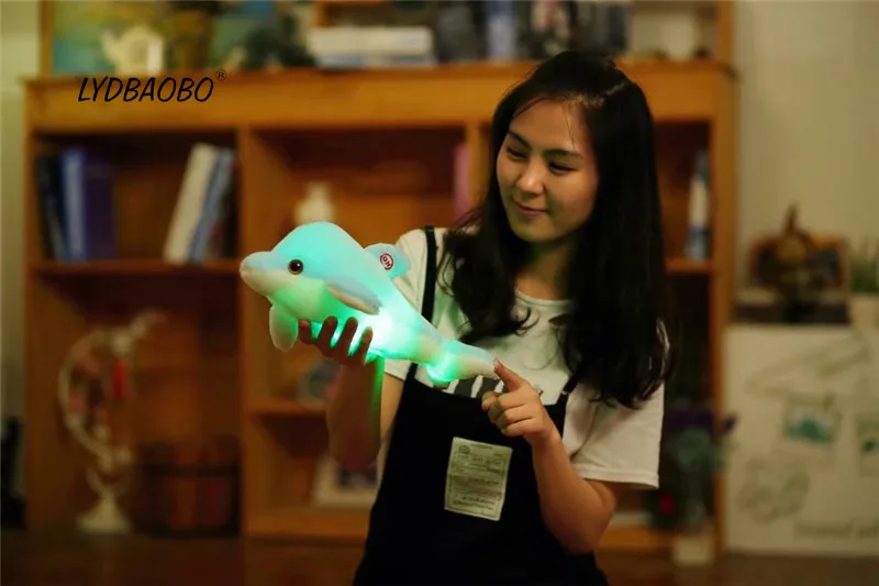 32cm-Kawaii-Luminous-Plush-Dolphin-Doll-Toys-Colorful-Glowing-Dolphin-Plush-Toys-with-LED-Light-Up (3)