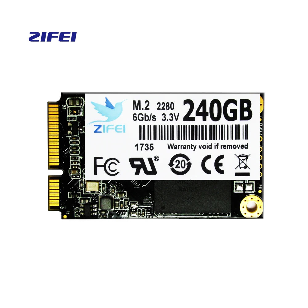 

ZIFEI M510 SSD 240GB Solid State Drive mSATA SSD PCI-E SATA3 III 6GB/S HDD Hard Disk HD SSD Notebook Desktop 256 gb