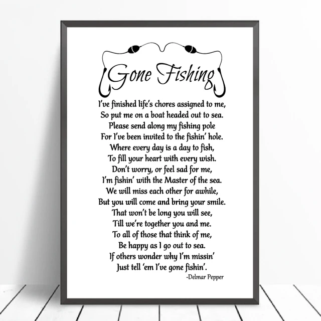Free Free 253 Gone Fishing Poem Svg SVG PNG EPS DXF File