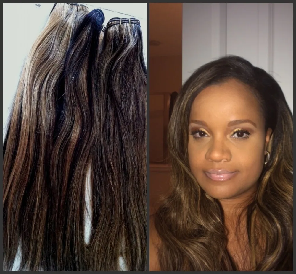 Grade 10a Facotry Price Brazilian Virgin Hair 1b 27 Highlight