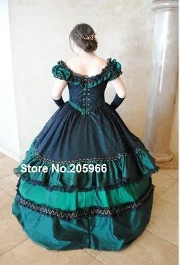 Викторианский гражданская война, бальное платье, Рождество на заказ, цвета на ваш выбор/винтажное платье, бальное платье