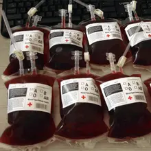 Модные игрушки Поддельные крови мешок 250 мл прозрачный ПВХ Многоразовые крови пакетик для энергетических напитков Хэллоуин Декор вампира реквизит вечерние принадлежности