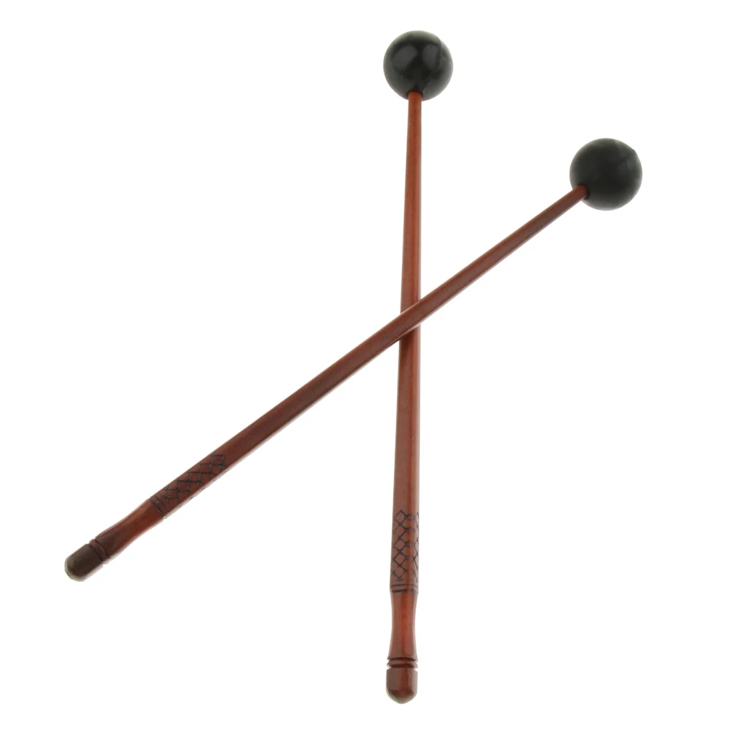 1 пара полированной поверхности деревянный язык барабанные палочки молотки венчики ударный инструмент аксессуар 235 мм
